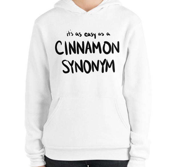 Cinnamon Synonym Funny Women's Premium Hoodie by Laughs To Self Streetwear