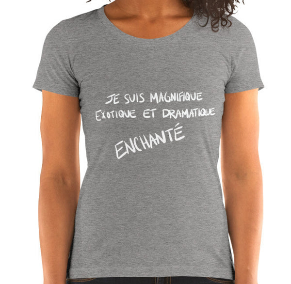 Enchante Funny Women's Fitted T-Shirt Laughs To Self