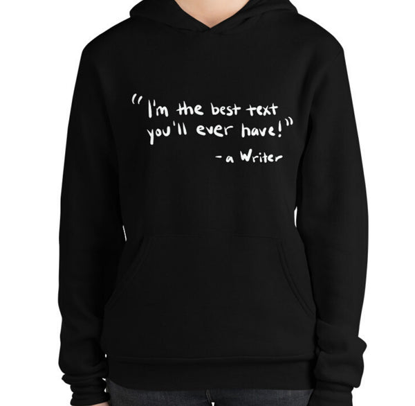 Best Text Funny Women's Premium Hoodie by Laughs To Self Streetwear