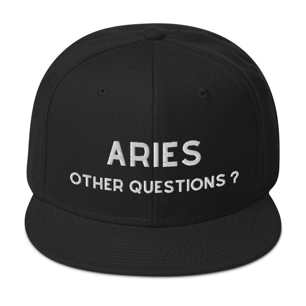 Aries Unisex Snapback Premium Hat by Laughs To Self