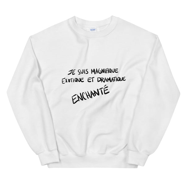 Enchante Funny Women's Sweatshirt by Laughs To Self