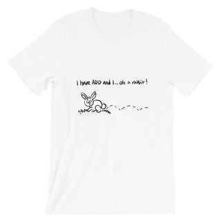 A.D.D. Rabbit Funny Women's Premium T-Shirt Laughs To Self