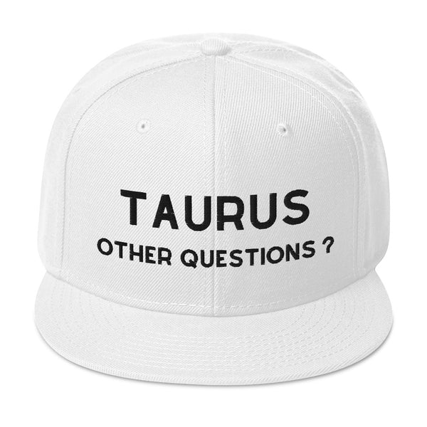 Taurus Unisex Snapback Premium Hat by Laughs To Self
