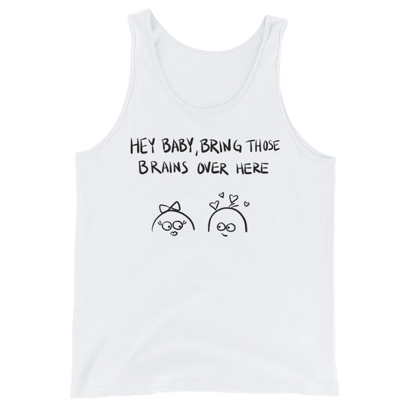 Bring Those Brains Funny Men's Premium Tank by Laughs To Self
