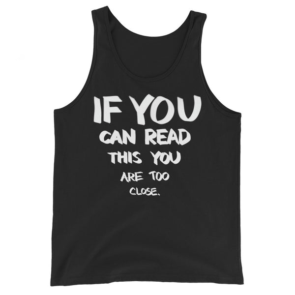 If You Can Read This Funny Men's Premium Tank by Laughs To Self