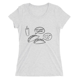 Hey Good Looking Funny Women's Fitted T-Shirt Laughs To Self