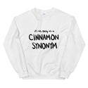 Cinnamon Synonym Funny Men's Sweatshirt by Laughs To Self
