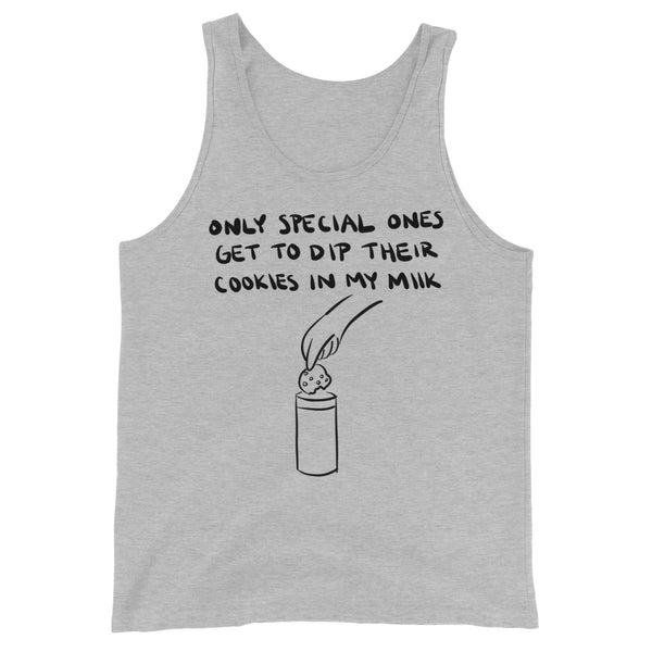 Cookies In My Milk Funny Men's Premium Tank by Laughs To Self