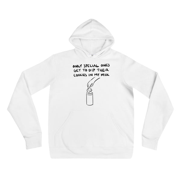 Cookies In My Milk Funny Women's Premium Hoodie by Laughs To Self Streetwear