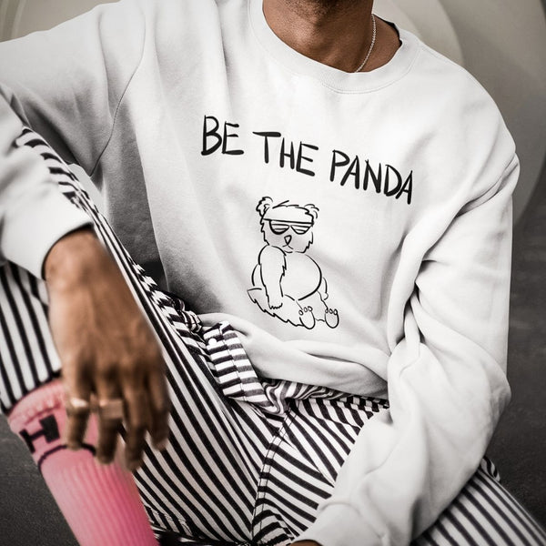 Panda Mood Funny Men's Sweater by Laughs To Self Streetwear
