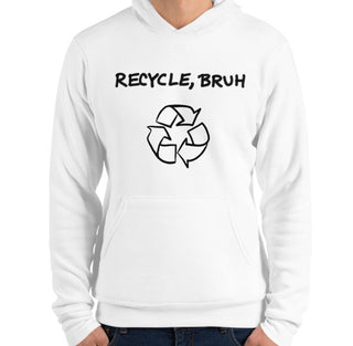Recycle Bruh Funny Men's Premium Hoodie by Laughs To Self Streetwear