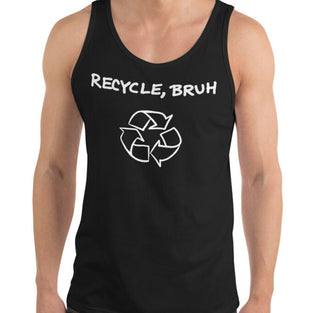 Recycle Bruh Funny Men's Premium Tank by Laughs To Self 