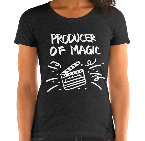 Producer Of Magic Funny Women's Fitted T-Shirt Laughs To Self
