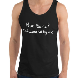 Not Basic Funny Men's Premium Tank by Laughs To Self 