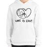 Love is Cray Funny Women's Premium Hoodie by Laughs To Self Streetwear