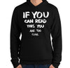 If You Can Read This Funny Men's Premium Hoodie by Laughs To Self Streetwear
