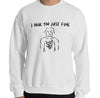 Hair You Fine Funny Men's Sweatshirt by Laughs To Self