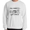 Gift Advice Funny Men's Sweatshirt by Laughs To Self