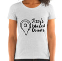 Jizzy's Donuts Funny Women's Fitted T-Shirt Laughs To Self