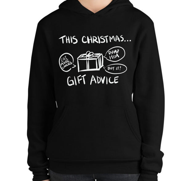 Gift Advice Funny Women's Premium Hoodie by Laughs To Self Streetwear