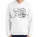 Frosty Face Funny Men's Premium Hoodie by Laughs To Self Streetwear