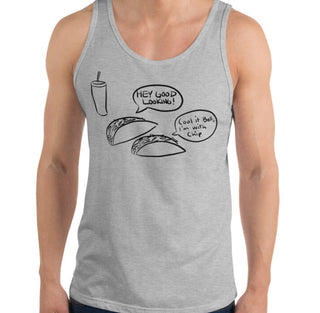 Hey Good Looking Funny Men's Premium Tank by Laughs To Self 