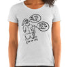 Ho Ho Ho Funny Women's Fitted T-Shirt Laughs To Self
