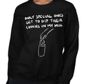 Cookies In My Milk Funny Women's Sweatshirt by Laughs To Self