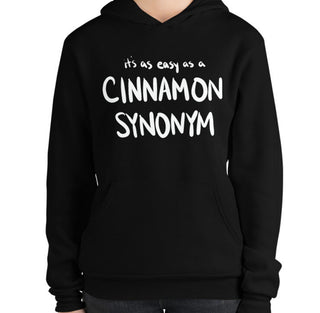 Cinnamon Synonym Funny Women's Premium Hoodie by Laughs To Self Streetwear