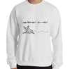 A.D.D. Rabbit Funny Men's Sweatshirt by Laughs To Self