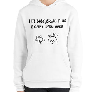 Bring Those Brains Funny Women's Premium Hoodie by Laughs To Self Streetwear