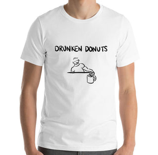 Drunken Donuts Funny Men's Premium T-Shirt Laughs To Self