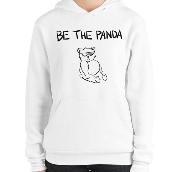 Be The Panda Funny Women's Premium Hoodie by Laughs To Self Streetwear