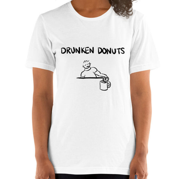 Drunken Donuts Funny Women's Premium T-Shirt Laughs To Self