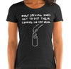 Cookies In My Milk Funny Women's Fitted T-Shirt Laughs To Self