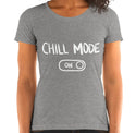 Chill Mode Funny Women's Fitted T-Shirt Laughs To Self