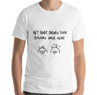 Bring Those Brains Funny Men's Premium T-Shirt Laughs To Self