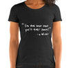 Best Text Funny Women's Fitted T-Shirt Laughs To Self