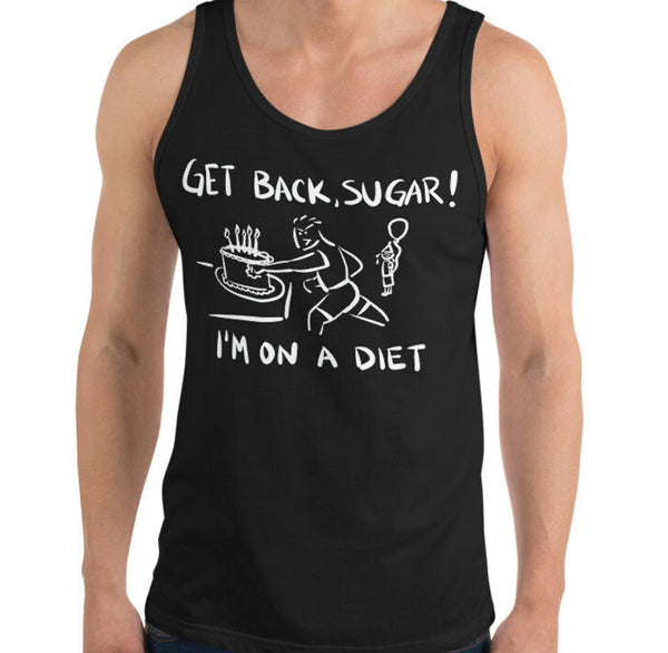 Get Back Sugar Funny Men's Premium Tank by Laughs To Self Streetwear