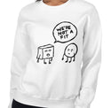Not A Fit Funny Women's Sweatshirt by Laughs To Self Streetwear