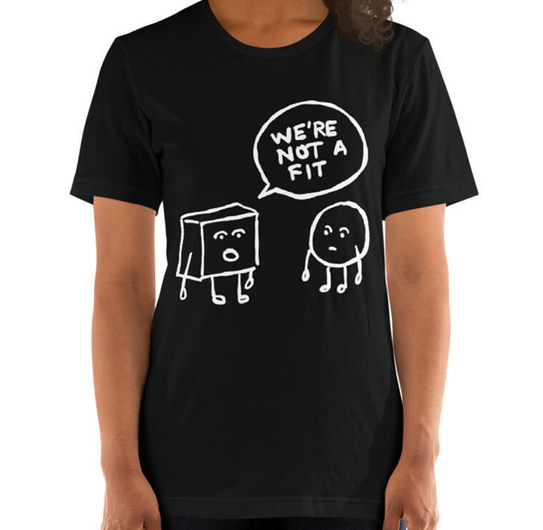 Not A Fit Funny Women's Premium T-Shirt By Laughs To Self Streetwear