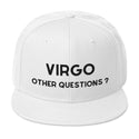 Virgo Unisex Snapback Premium Hat by Laughs To Self