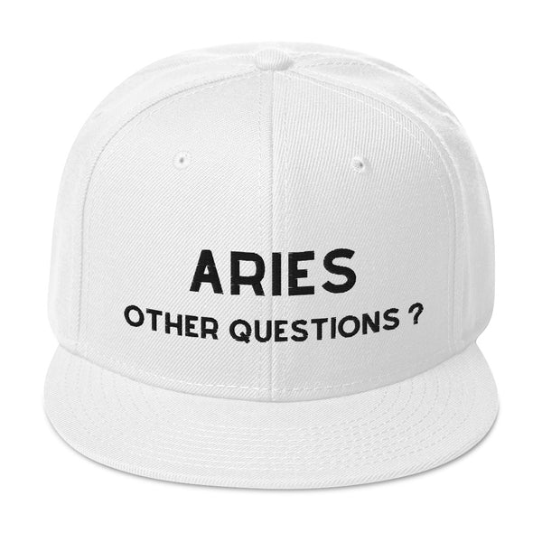 Aries Unisex Snapback Premium Hat by Laughs To Self
