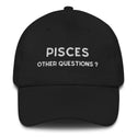 Pisces Unisex Dad Hat by Laughs To Self