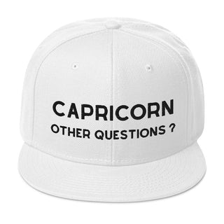 Capricorn Unisex Snapback Premium Hat by Laughs To Self