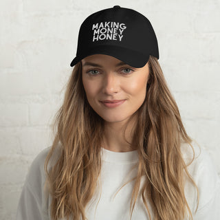 Making Money Honey Unisex Dad Hat by Laughs To Self