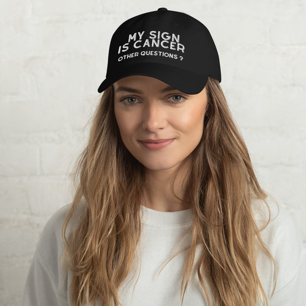 Cancer Unisex Dad Hat by Laughs To Self