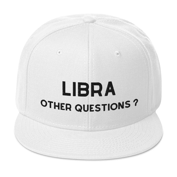 Libra Unisex Snapback Premium Hat by Laughs To Self