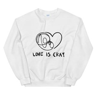 Love is Cray Funny Women's Sweatshirt by Laughs To Self