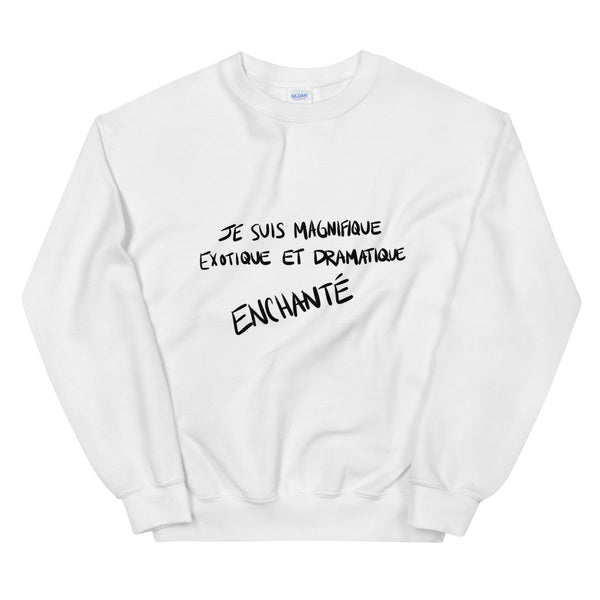 Enchante Funny Men's Sweatshirt by Laughs To Self